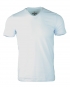 V Yaka Pamuk SlimFit T-Shirt Beyaz